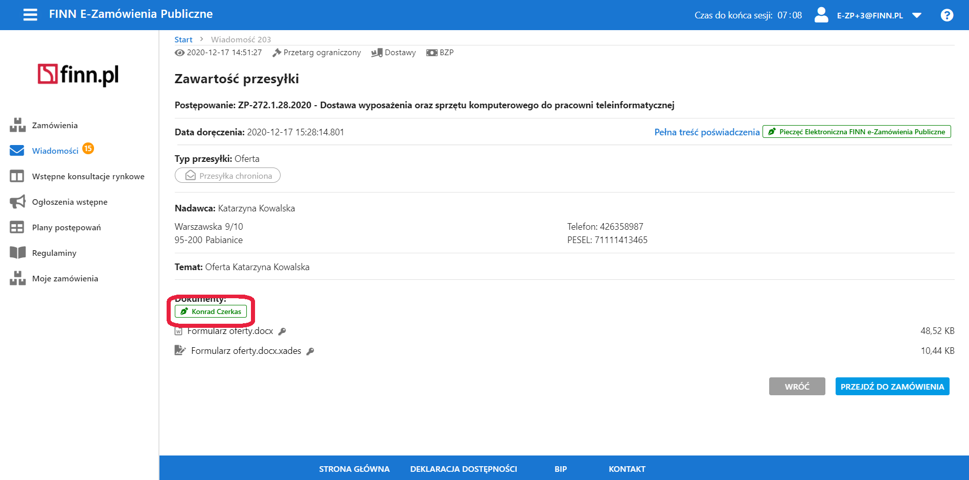 weryfikacja